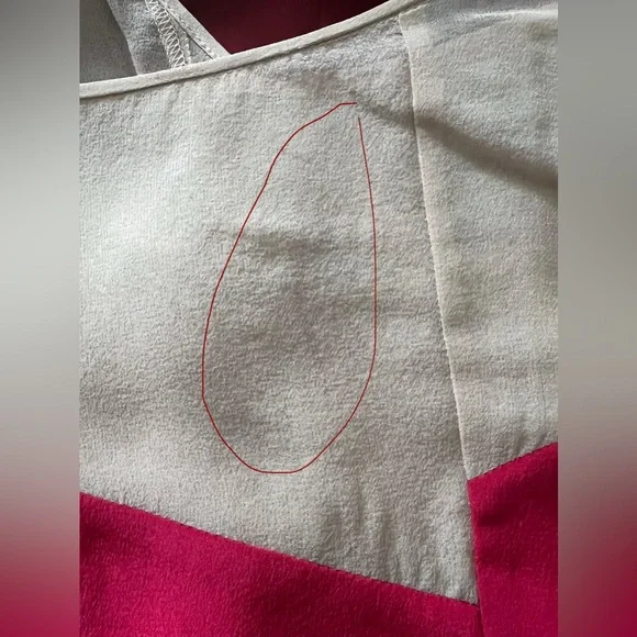 BCBGMaxAzria Burgundy & Pink Sheer Panel Maxi Dress – Size Large (NWT) - Picture 16 of 16